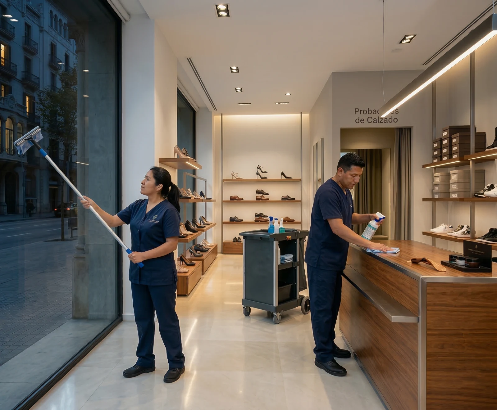 Especialistas en limpieza de locales comerciales en Barcelona